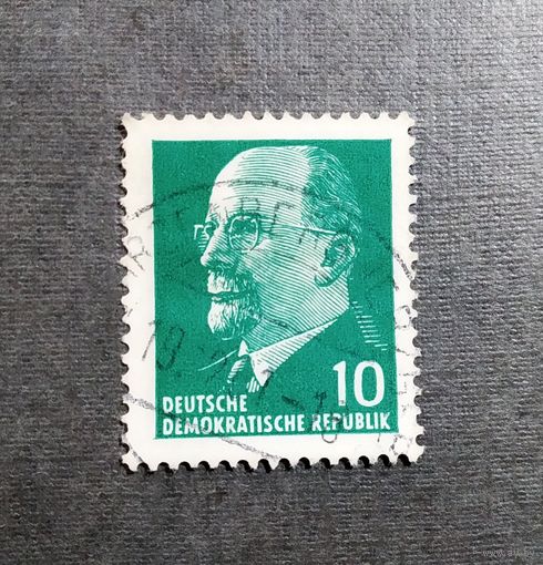 Марка ГДР 1961 год  Вальтер Ульбрихт