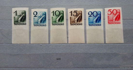 Марки. Словакия. Рейх. 1943г.