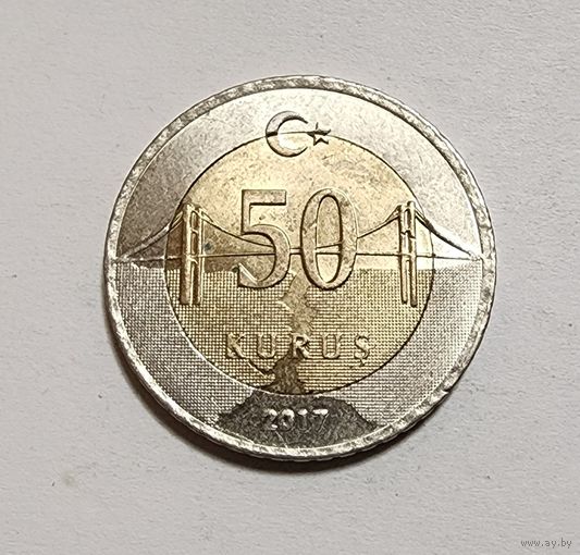 Турция 50 курушей, 2017