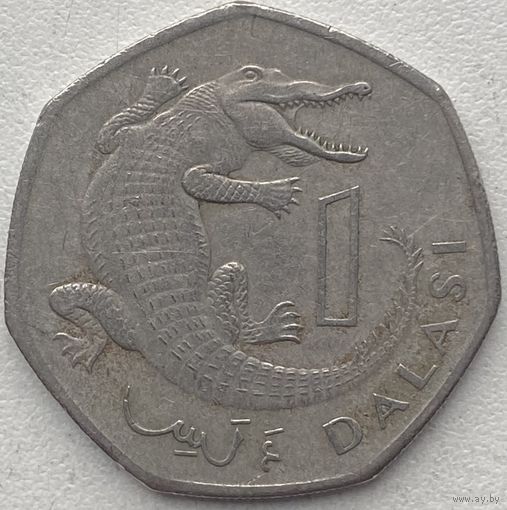 Гамбия 1 даласи 1998 г.