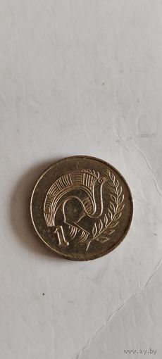 Кипр 1 цент 1985