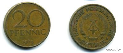 Германия (ГДР)  20 пфеннигов 1969