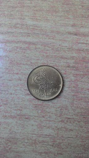Египет, 1 пиастр 1984 года. Дата слева.