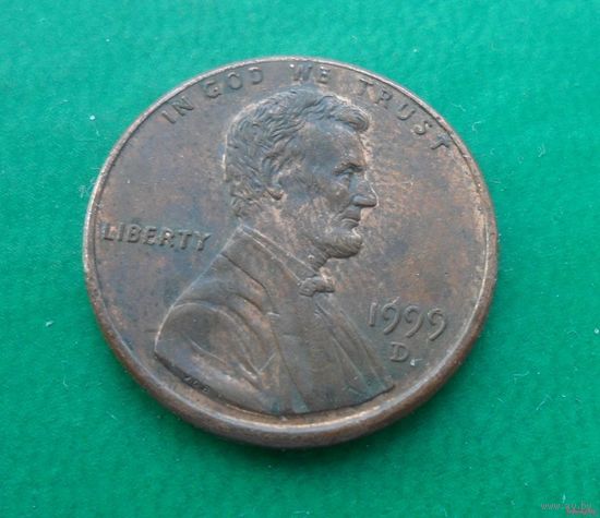 1 цент США 1999 г.в.