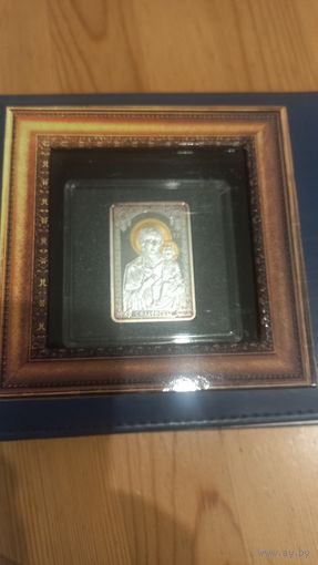 Икона Пресвятой Богородицы "Смоленская". 20 рублей. 2010 год. Серебро. Равноценный обмен