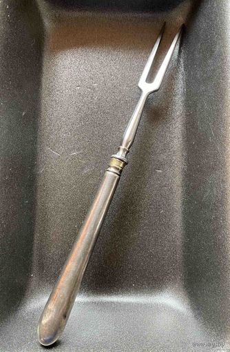 Вилка охотничья с серебряной ручкой