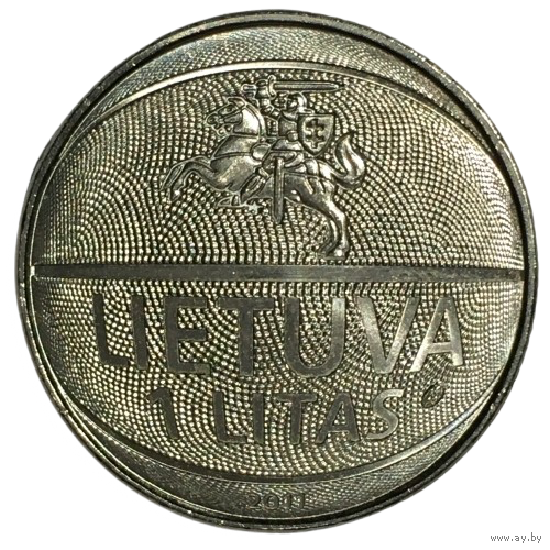 Литва 1 лит, 2011 - Чемпионат Европы по баскетболу [AUNC]