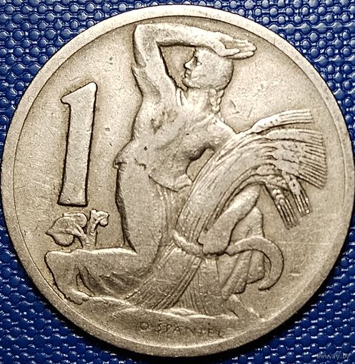 Чехословакия 1 крона 1922 г.