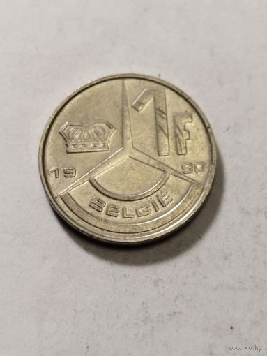 Бельгия 1 франк 1990
