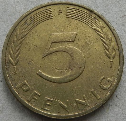 Германия ФРГ 5 пфеннигов 1972