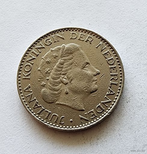 Нидерланды 1 гульден, 1967