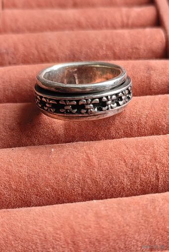 Кольцо, 925, 17 размер, двусоставное