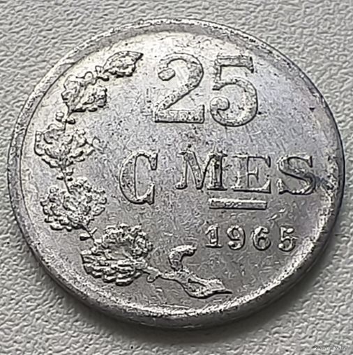 Люксембург 25 сантимов, 1965   5-6-51