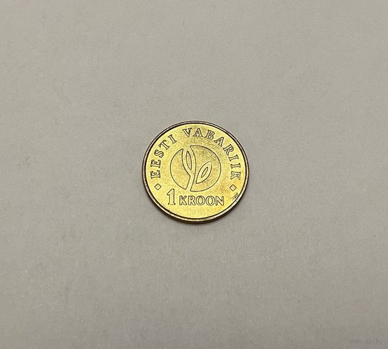 1 крона 2008 с рубля