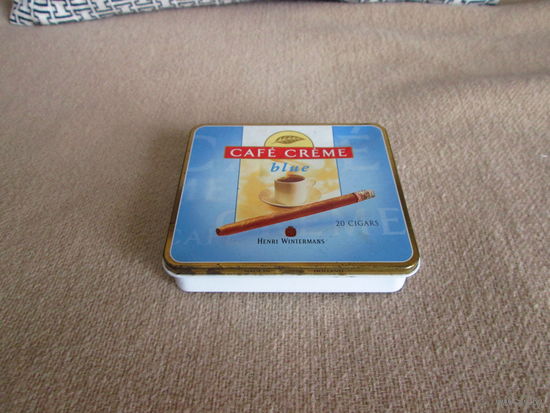 Коробка от сигарет,сигарил, металл.1980-х,Ретро .