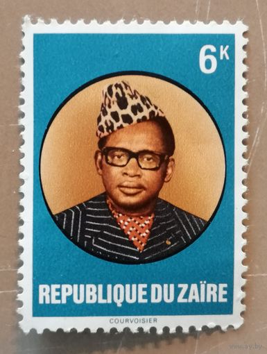 Марка Заир, Конго, президент Сиссе Секо, 1978 г.