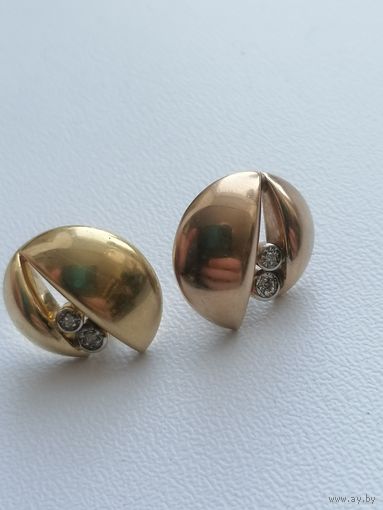 Серьги, золото 333 Германия