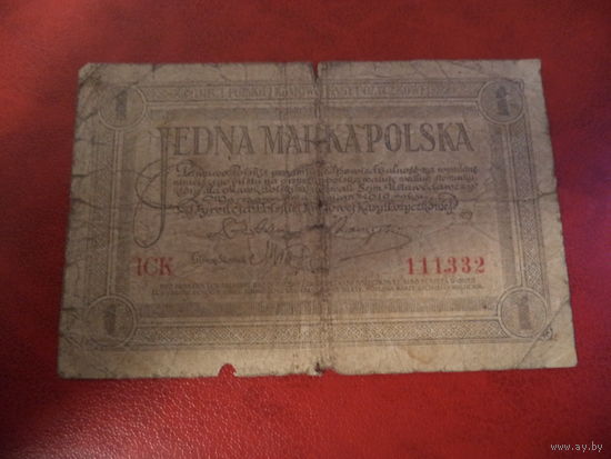 1 марка 1919 Польша