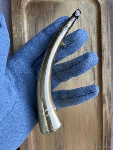 Ёлочная игрушка рог ГДР