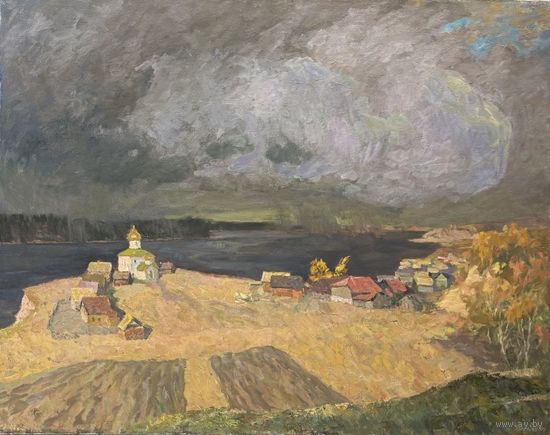 Козловский А.С "Мая Радзіма", 1970-1980 г.г Холст, масло. Размер 92х118 см.