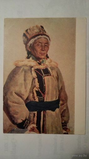 Соцреализм 1956. Дудник. Бригадир-чабан Кары Уланкина, Алтай