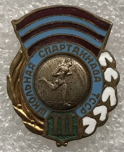 ЛЕГКАЯ АТЛЕТИКА ШКОЛЬНАЯ СПАРТАКИАДА ТССР 3 МЕСТО