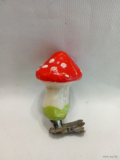 Ёлочная игрушка Мухомор