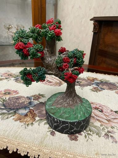 Деревце из бисера