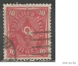 Германия(Веймарская Республика) Новые ежедневные марки. Почтовый рожок. 1922г. Mi#206.