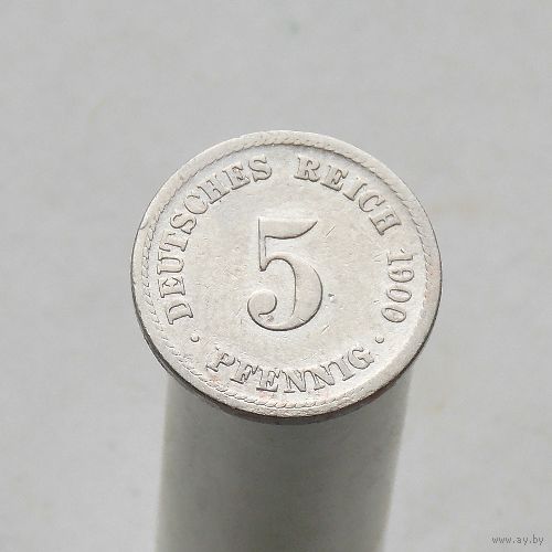 Германия 5 пфеннигов 1900 A