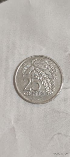 Тринидад и Тобаго 25 цент 2001