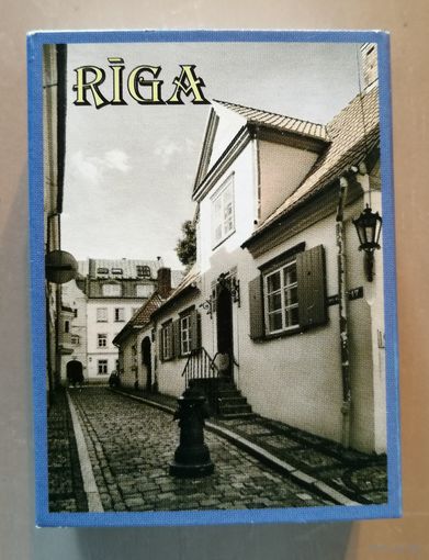 Латвия, города на спичечных коробках, Рига, 7 х 5 х 2 см, спички