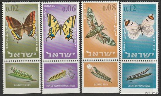 Израиль. 1965. Фауна. Бабочки