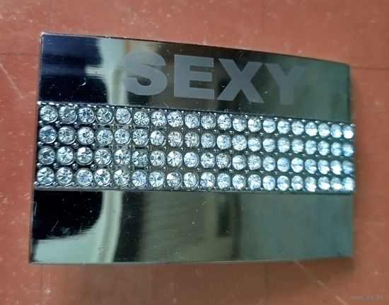 Пряжка женская со стразами (под ремень шириной 4 см.)