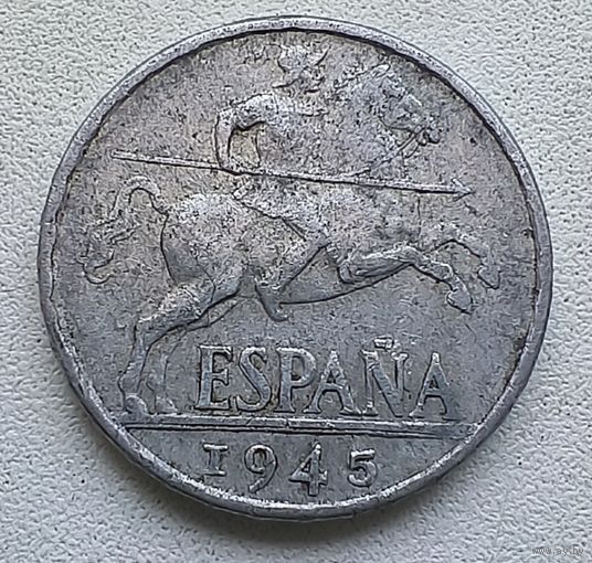 Испания 10 сантимов 1945  3-10-3