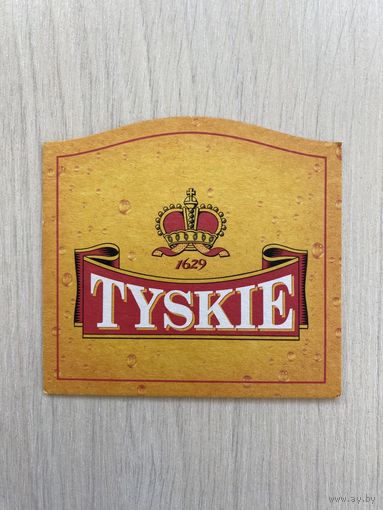 Подставка под пиво Tyskie No 2