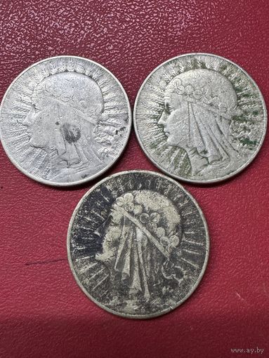 10 злотых 1932г.