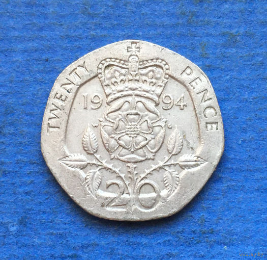 Великобритания 20 пенсов 1994