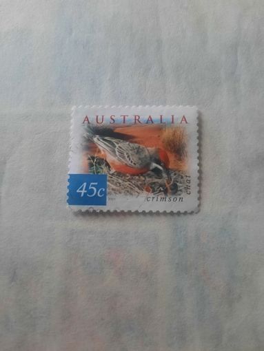 Австралия 2001. Птицы. Crimson Chat