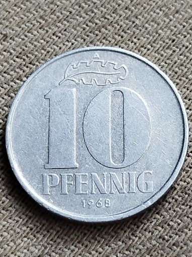 Распродажа - 10 пфеннигов 1968г.,Восточная Германия (ГДР)