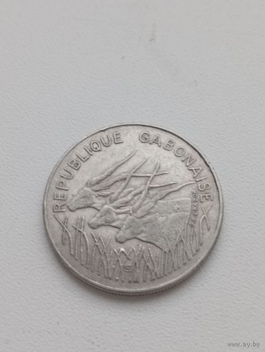 ГАБОН 100 франков 1982 год