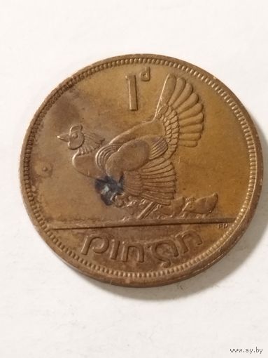 Ирландия 1 пенни 1968