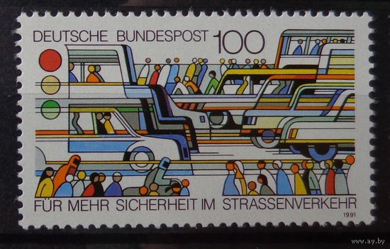 Современная Германия 1991г. Mi.1554 MNH** полная серия