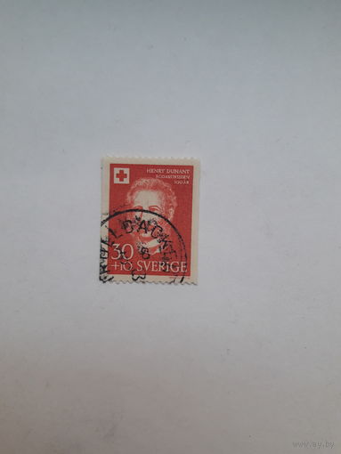 Марки Швеция (Лауреат Нобелевской премии Мира1901 А. Дунант)
