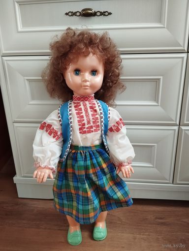 Куколка из СССР в коллекцию высота 58см пластик