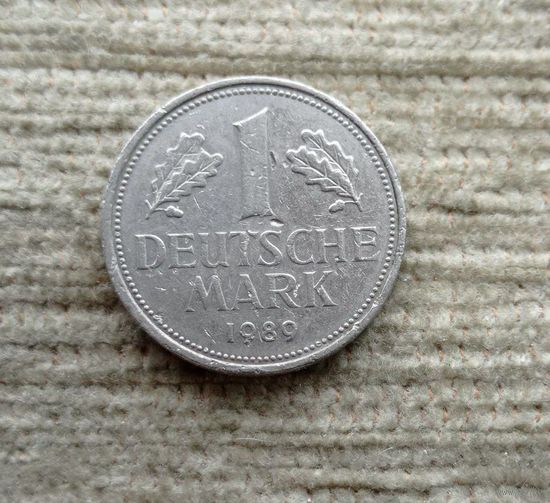 Werty71 Германия ФРГ 1 марка 1989 D