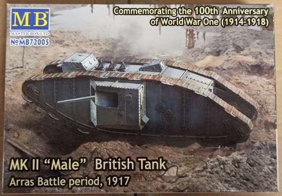 Танк MK II Male British Tank, Arras Battle period, MASTER BOX