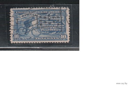 США-1902, (Мих.152),   гаш. , Спец.доставка, Велосипед(одиночка)