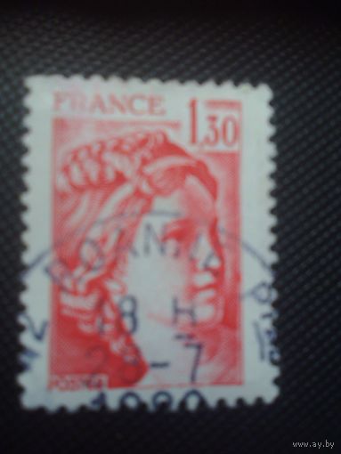 Франция. Стандарт. 1979г. гашеная