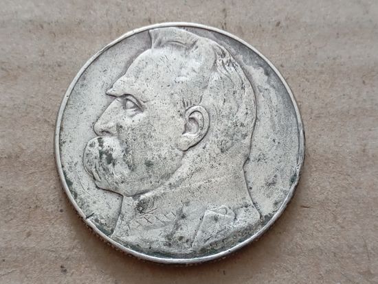10 злотых. 1937 Пилсудский